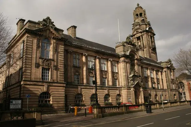La carte District métropolitain de Walsall