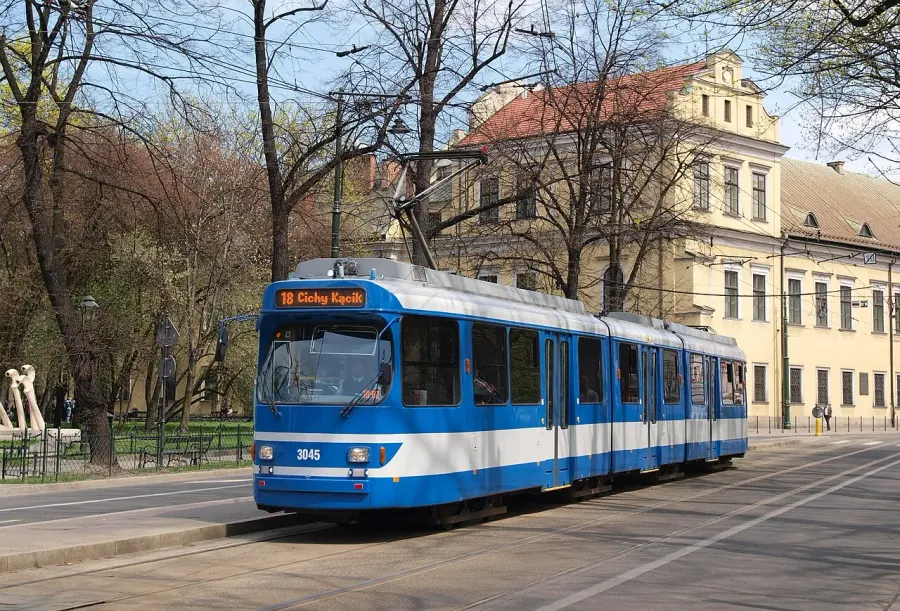 The Trams in Kraków card