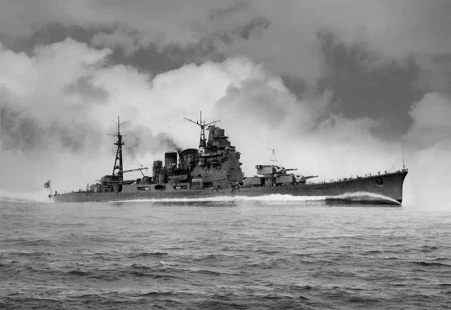 The Takao-class cruiser card