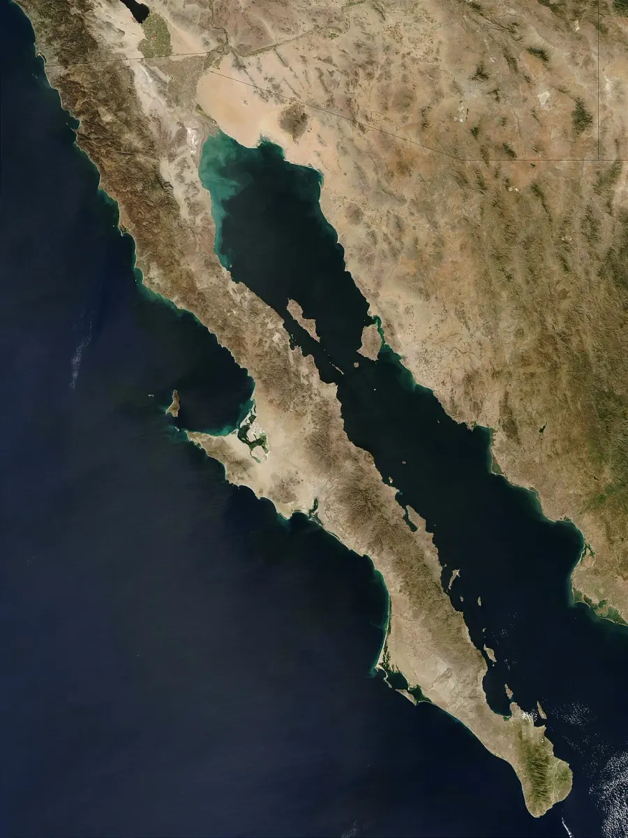 La carte Péninsule de Basse-Californie