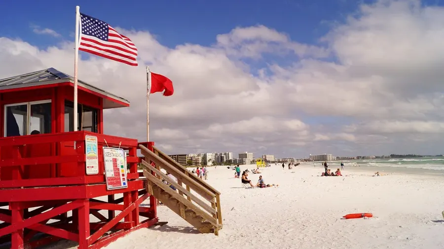 The Siesta Key, Florida card