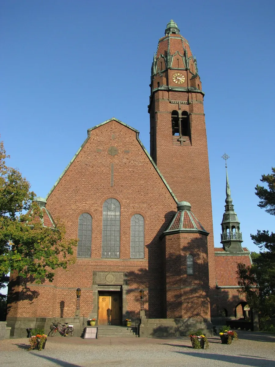 La carte Église de la Révélation de Saltsjöbaden