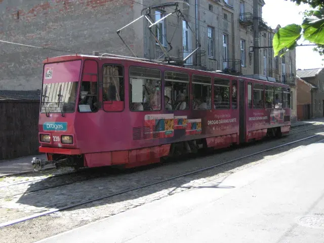 The Trams in Liepāja card