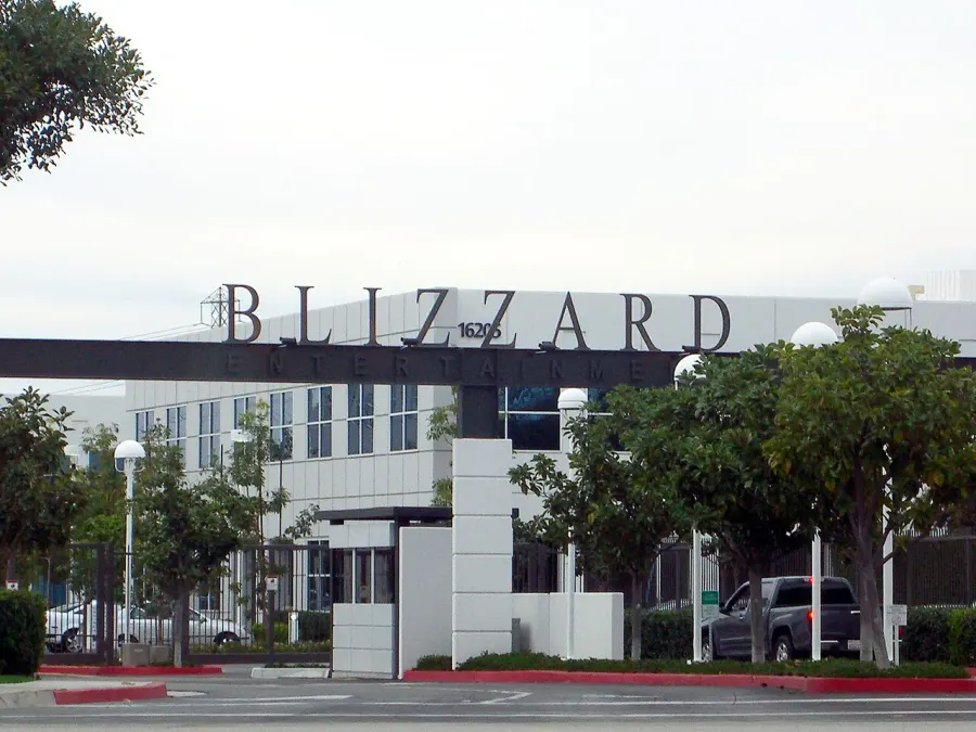 La carte Blizzard Entertainment