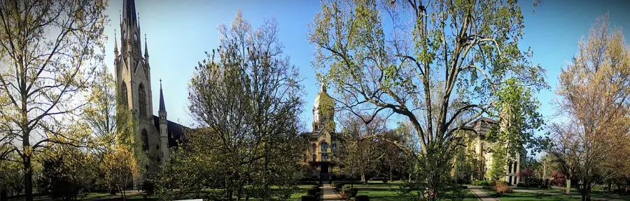 The University of Notre Dame card