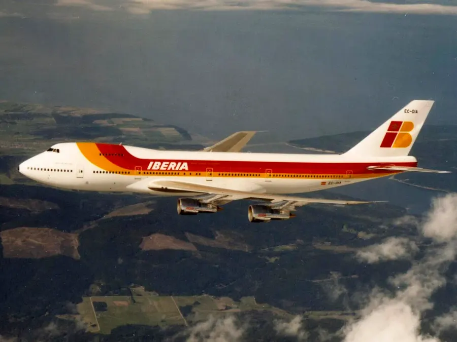 La carte Boeing 747