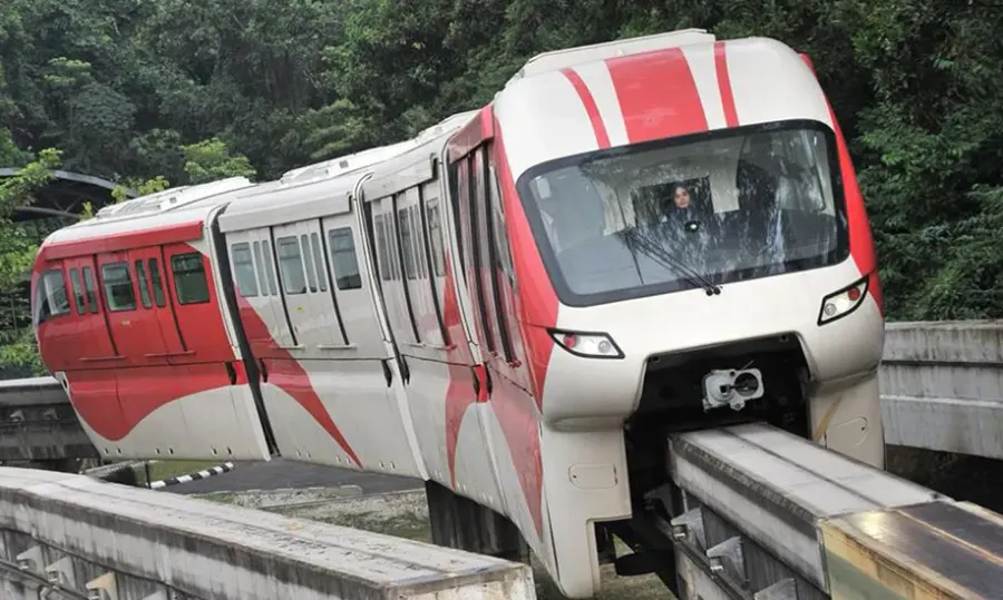 La carte Monorail de Kuala Lumpur