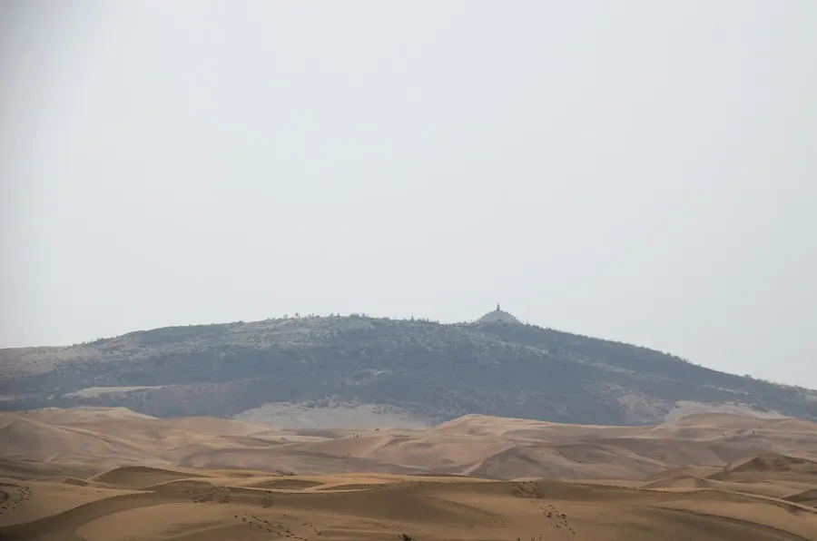 La carte Désert Kubuqi