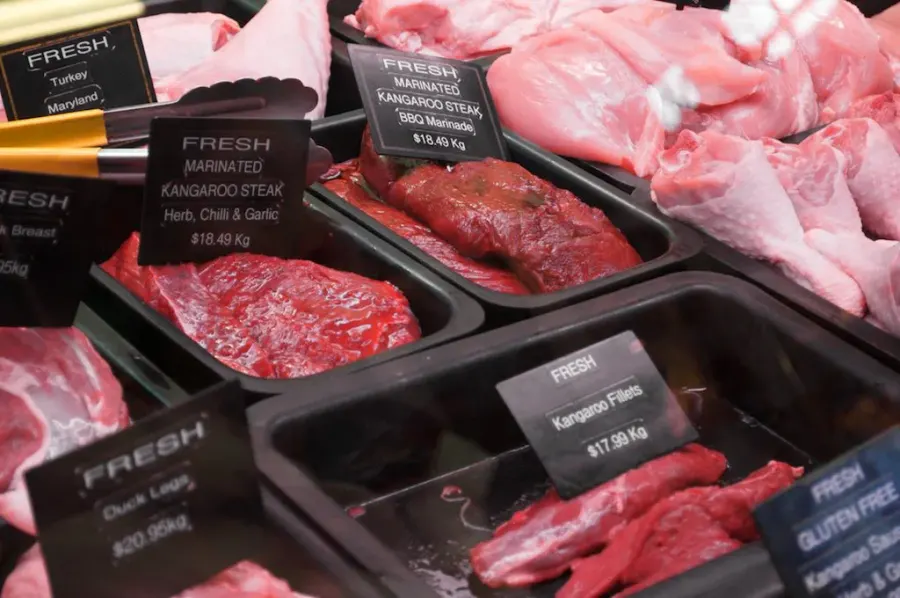 La carte Viande de kangourou