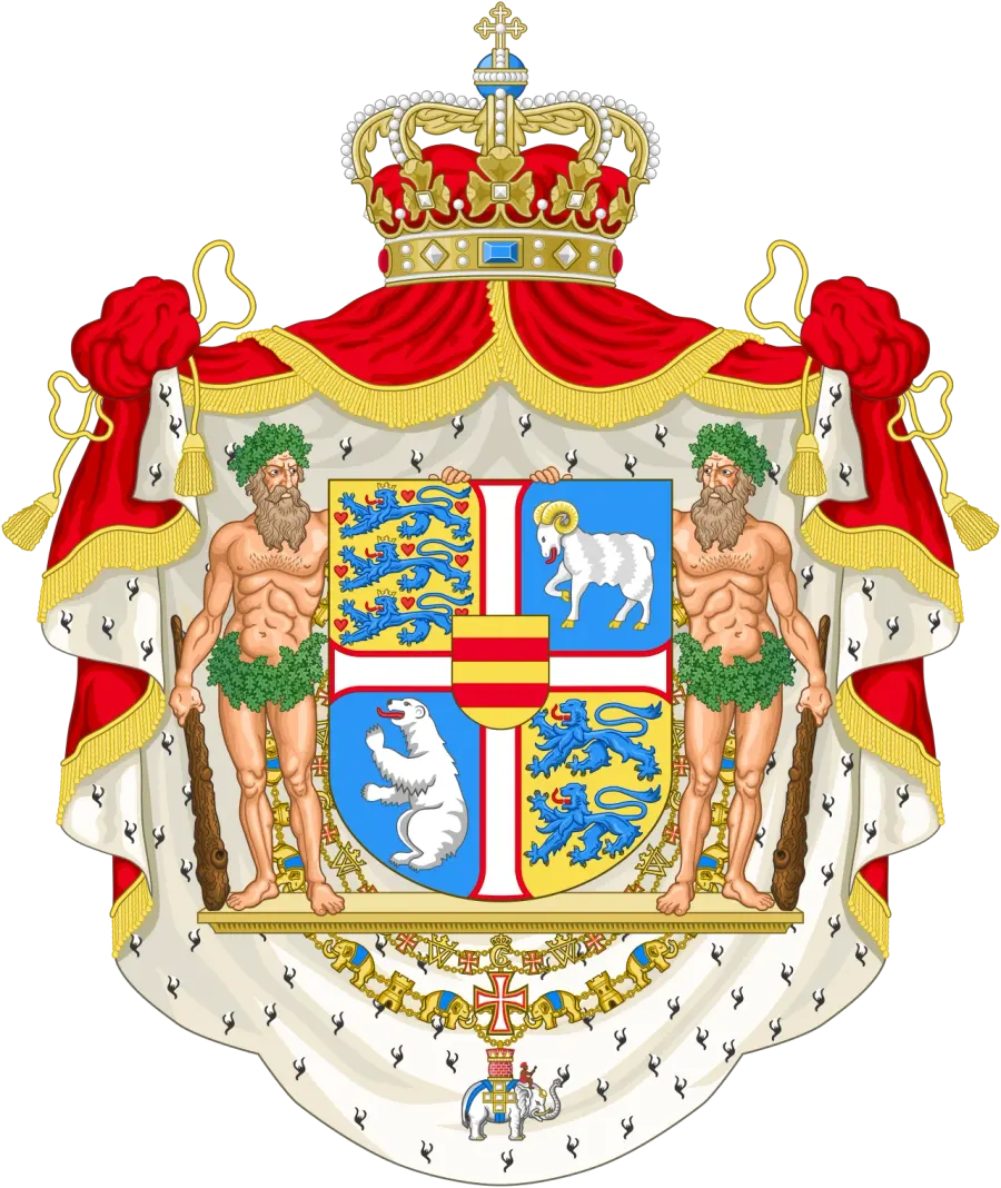 La carte Armoiries du Danemark