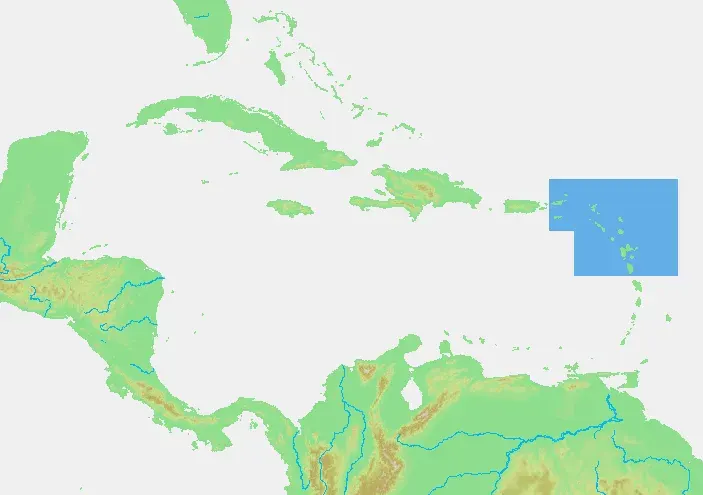The British Leeward Islands card