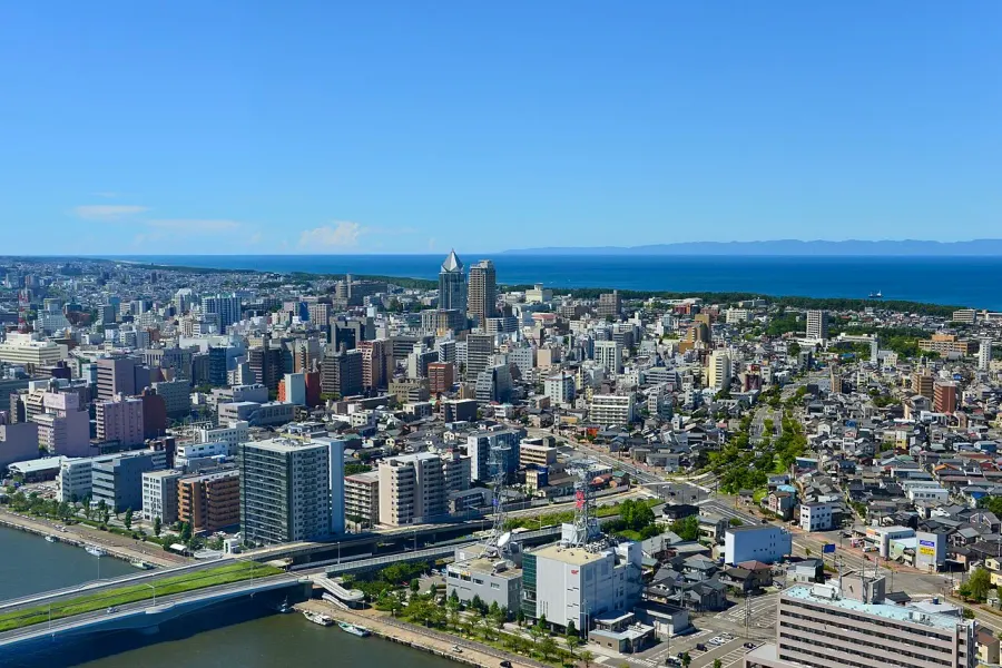 La carte Niigata