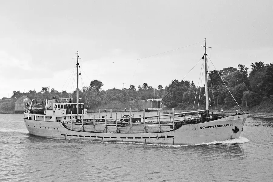 The Coastal trading vessel card