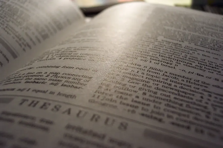 La carte Thésaurus lexicographique