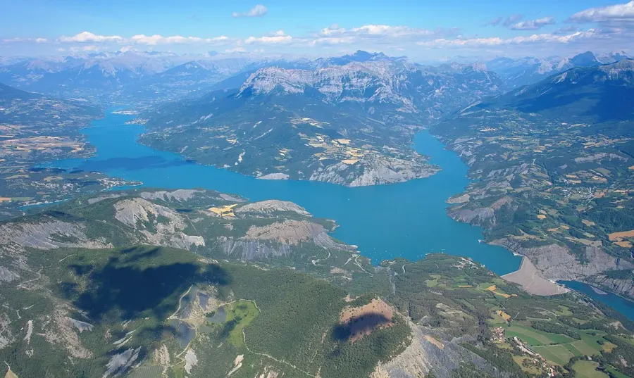 La carte Lac de Serre-Ponçon