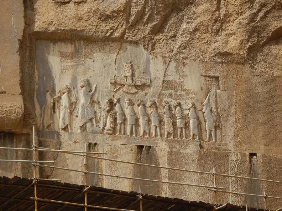 The Behistun inscription card