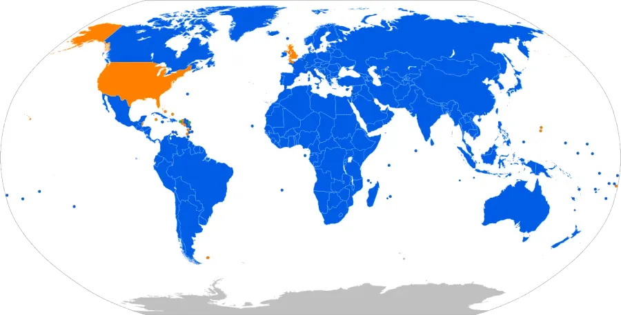 La carte Kilomètre par heure