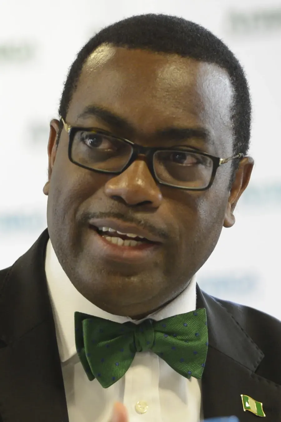 La carte Akinwumi Adesina