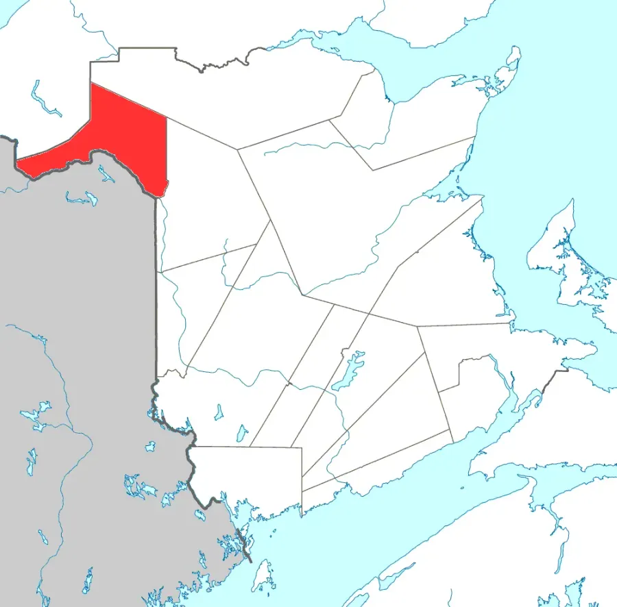 The Madawaska County, New Brunswick card