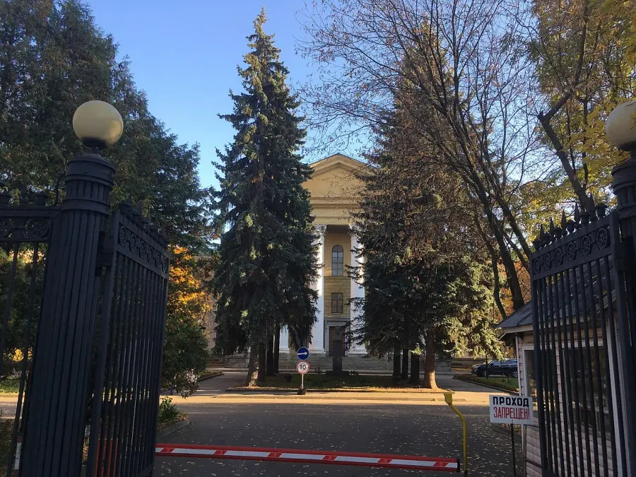 La carte Institut de physique Lebedev