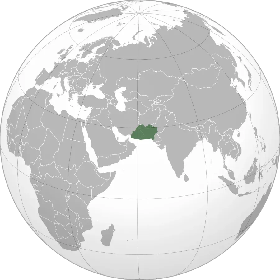 La carte Baloutchistan
