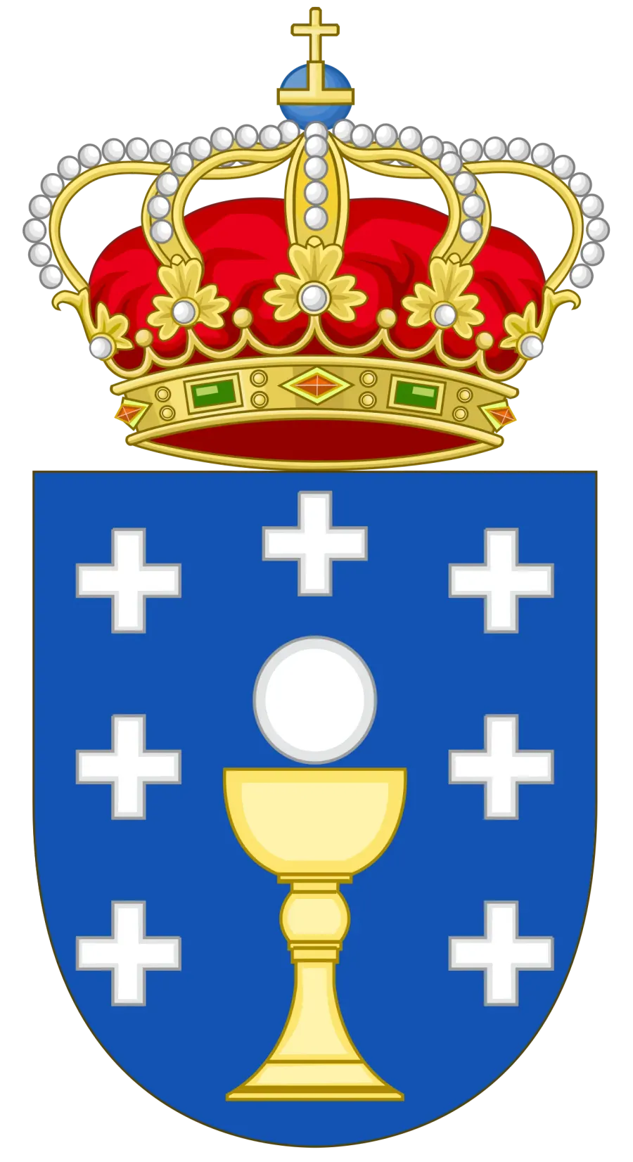 The Coat of arms of Galicia card
