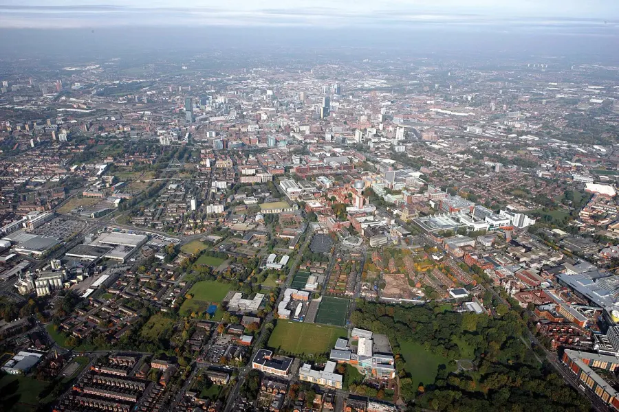La carte Manchester