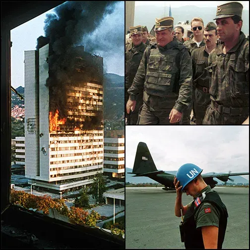 The Bosnian War card