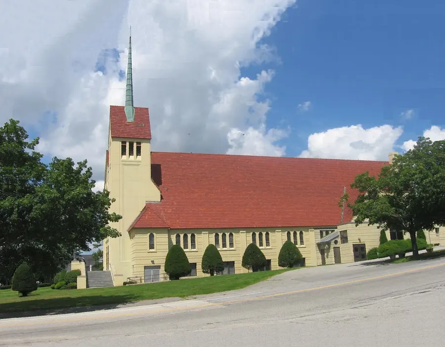 La carte Église Sainte-Croix de Lewiston