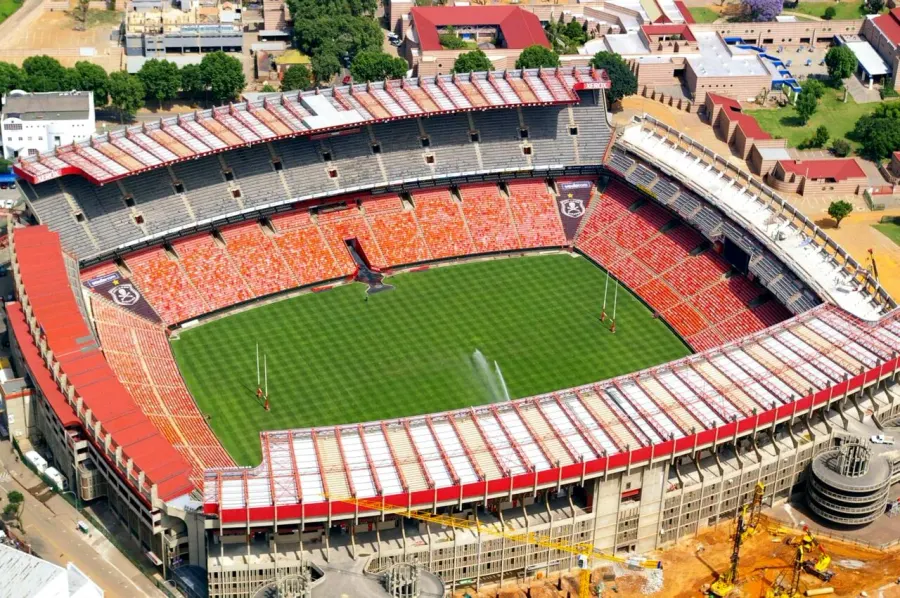 La carte Ellis Park Stadium