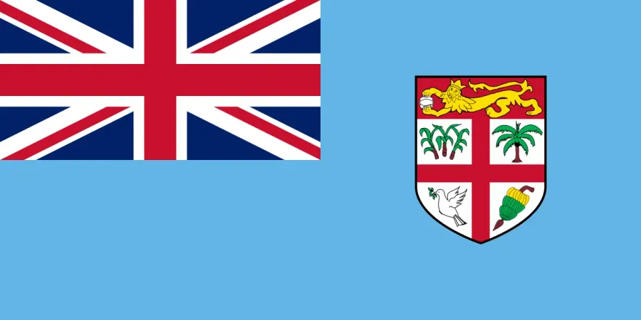 La carte Drapeau des Fidji