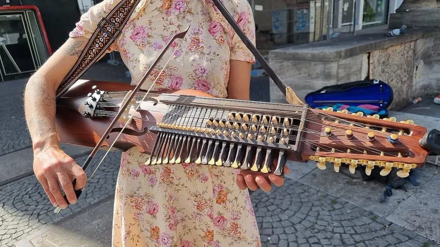 La carte Nyckelharpa