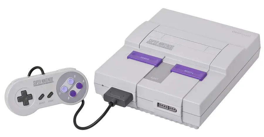The Super Nintendo Entertainment System card