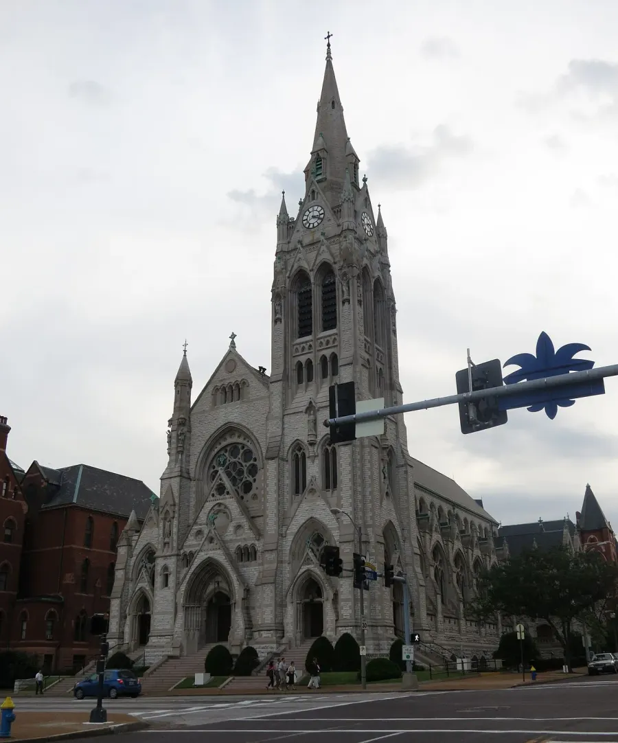 La carte Église Saint-François-Xavier de Saint-Louis