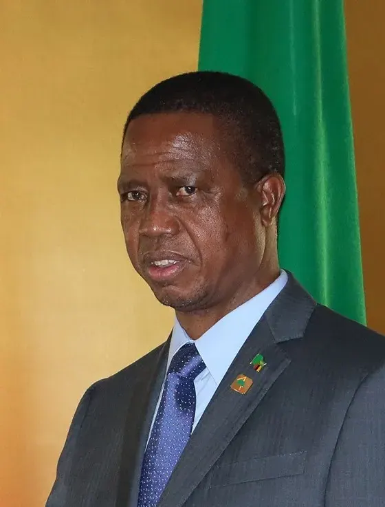 La carte Edgar Lungu