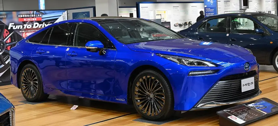 La carte Toyota Mirai