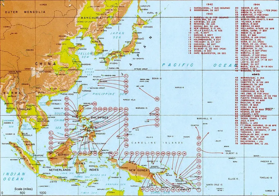 The Pacific War card