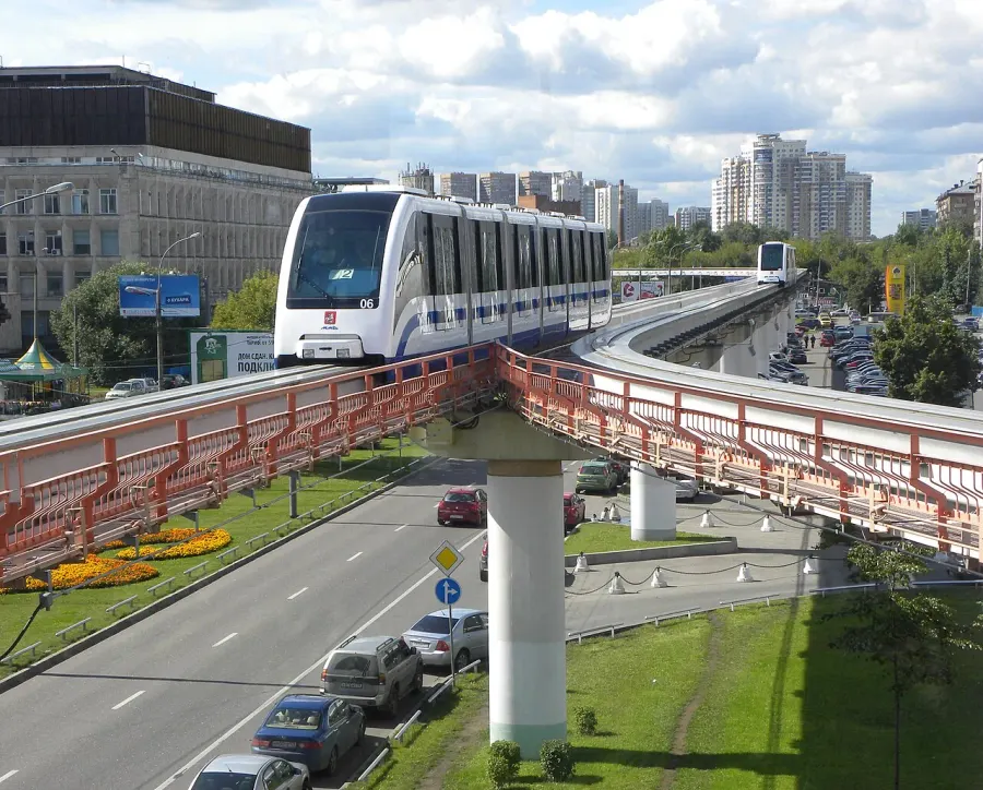 La carte Monorail de Moscou