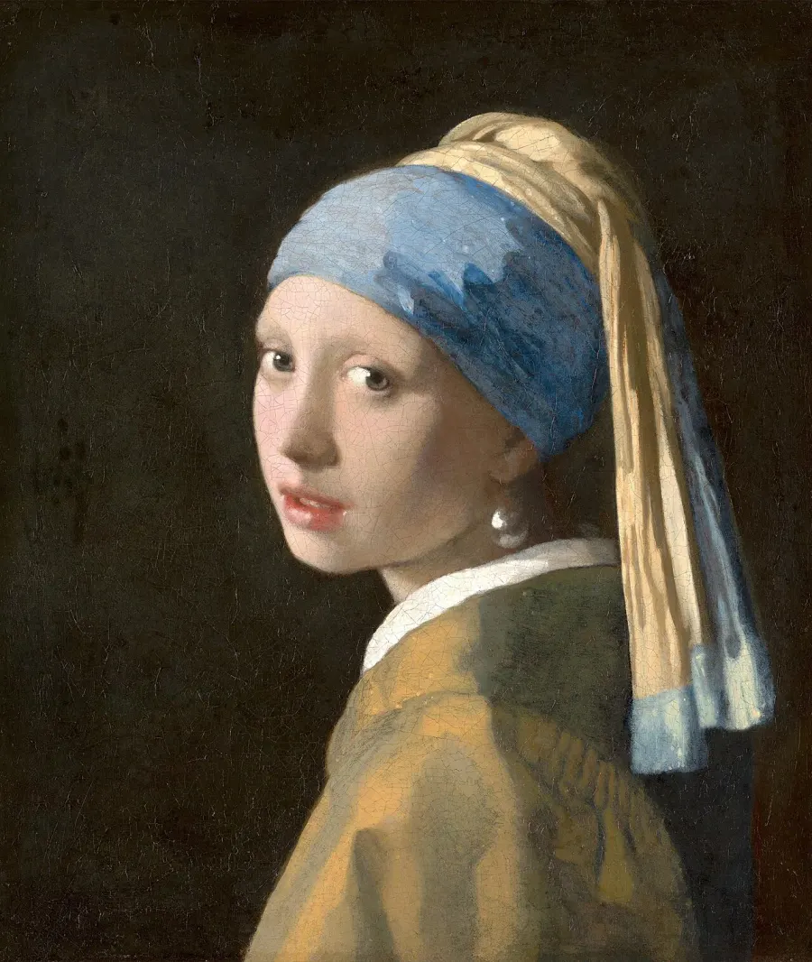 The Girl with a Pearl Earring card