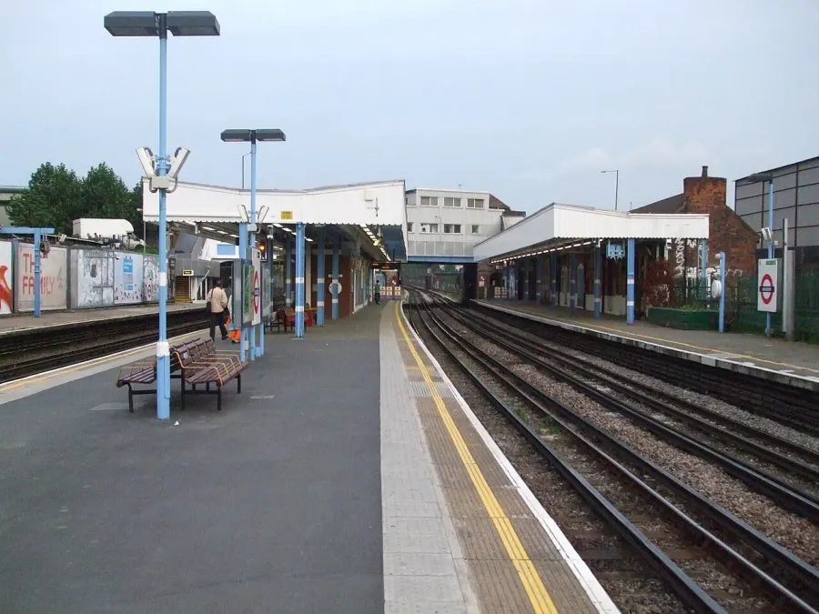 The Neasden tube station card