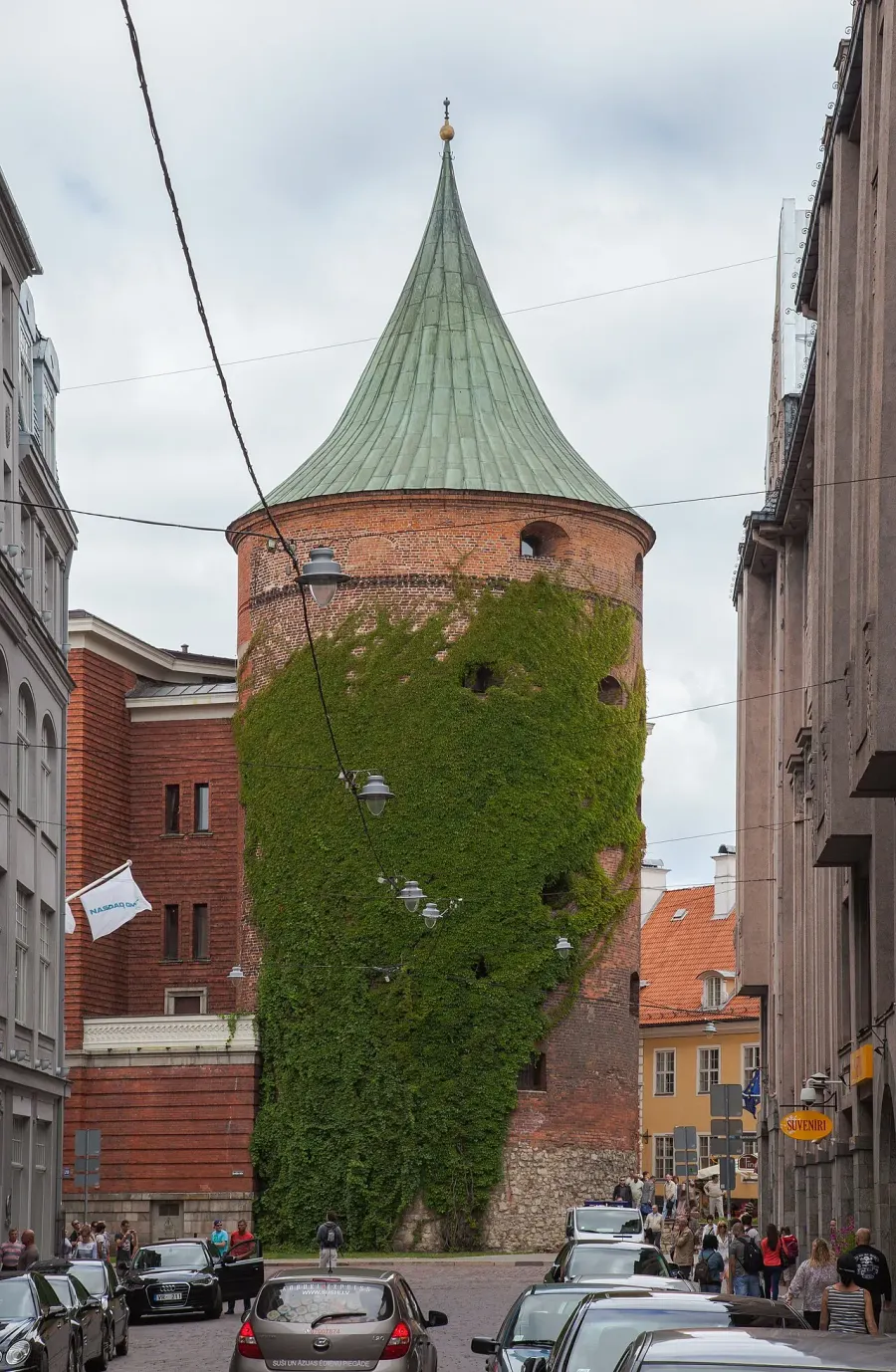 La carte Tour Poudrière de Riga