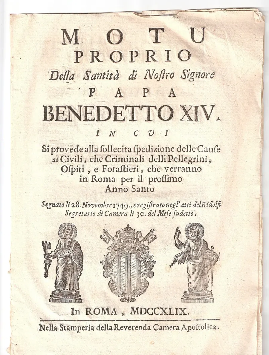 La carte Motu proprio