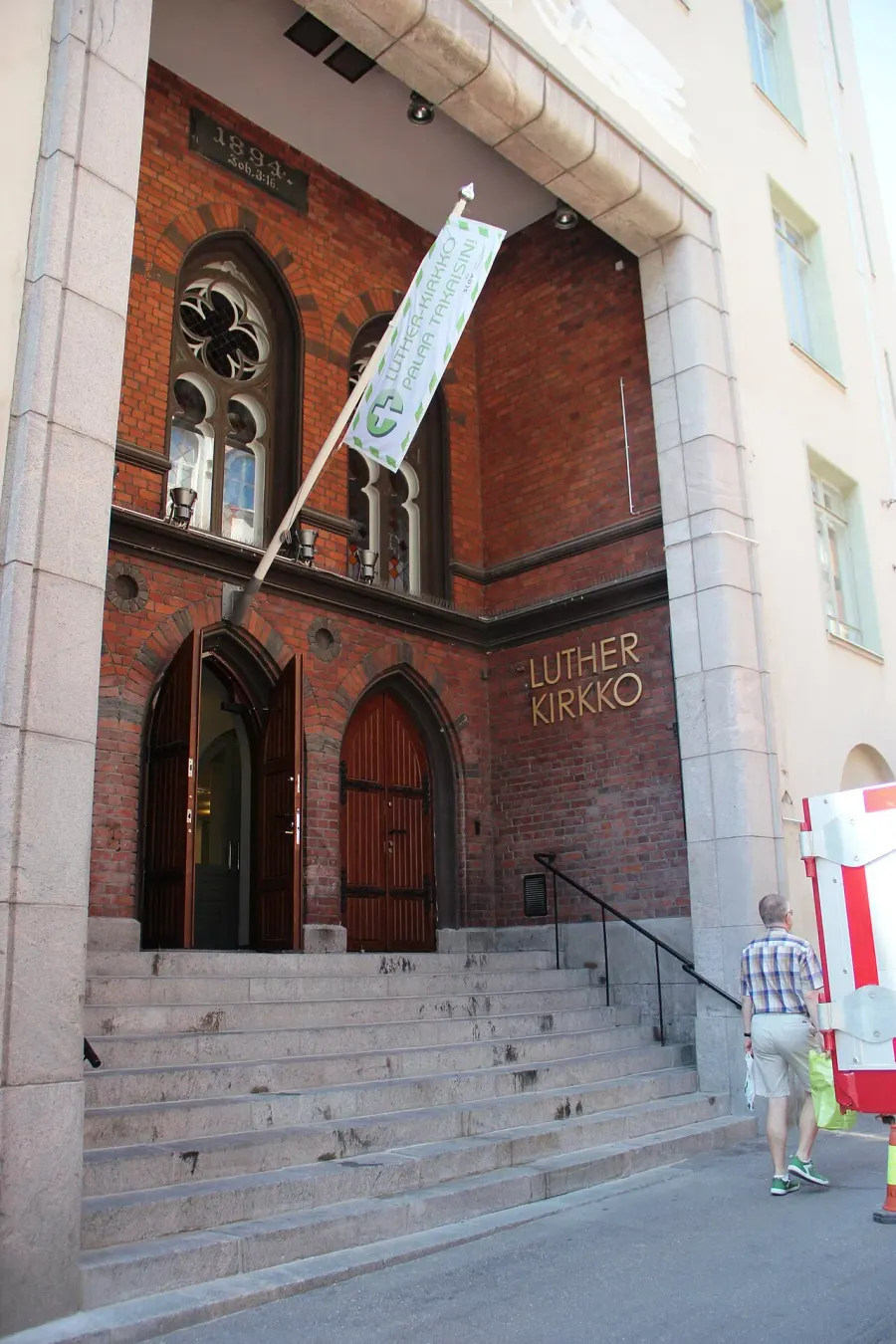 La carte Église de Luther à Helsinki