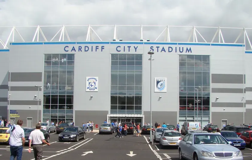 La carte Cardiff City Football Club
