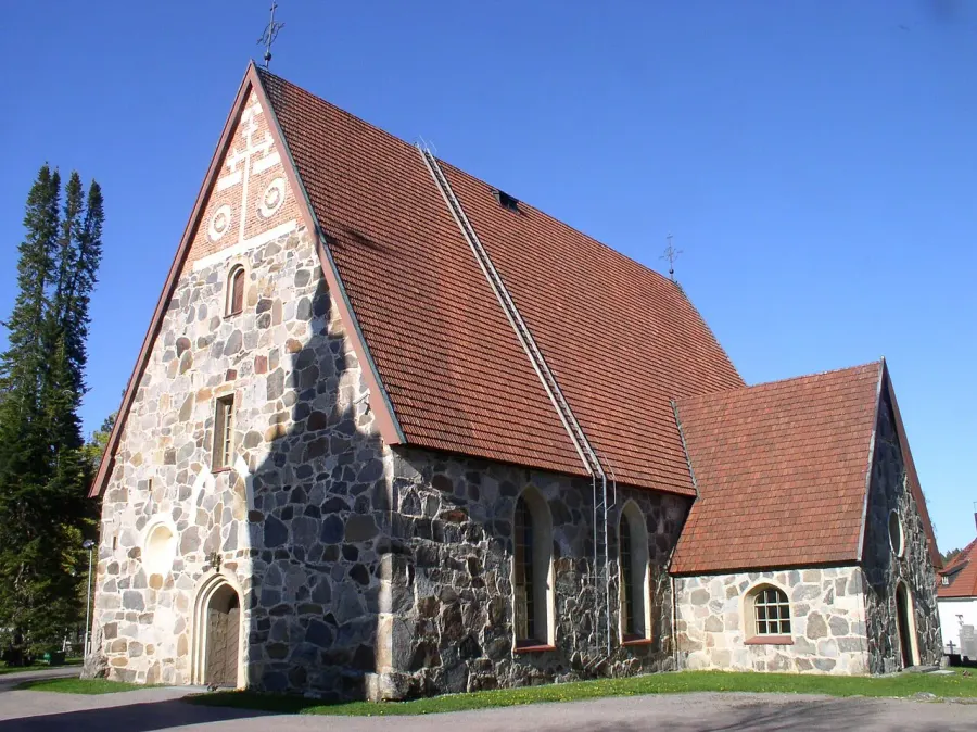 La carte Église de Sääksmäki