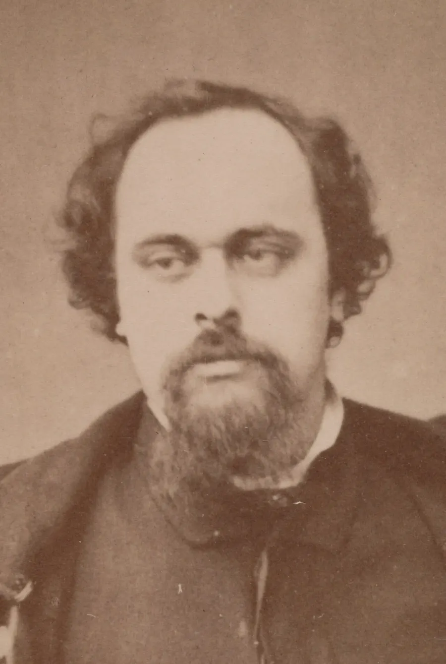 La carte Dante Gabriel Rossetti