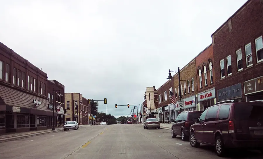 The New Hampton, Iowa card