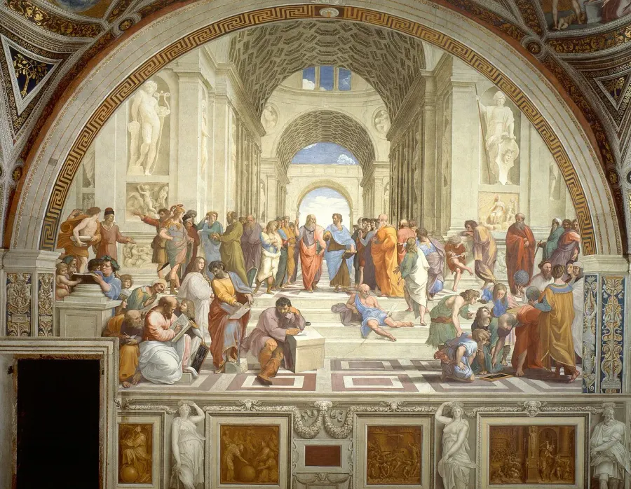 The The School of Athens card