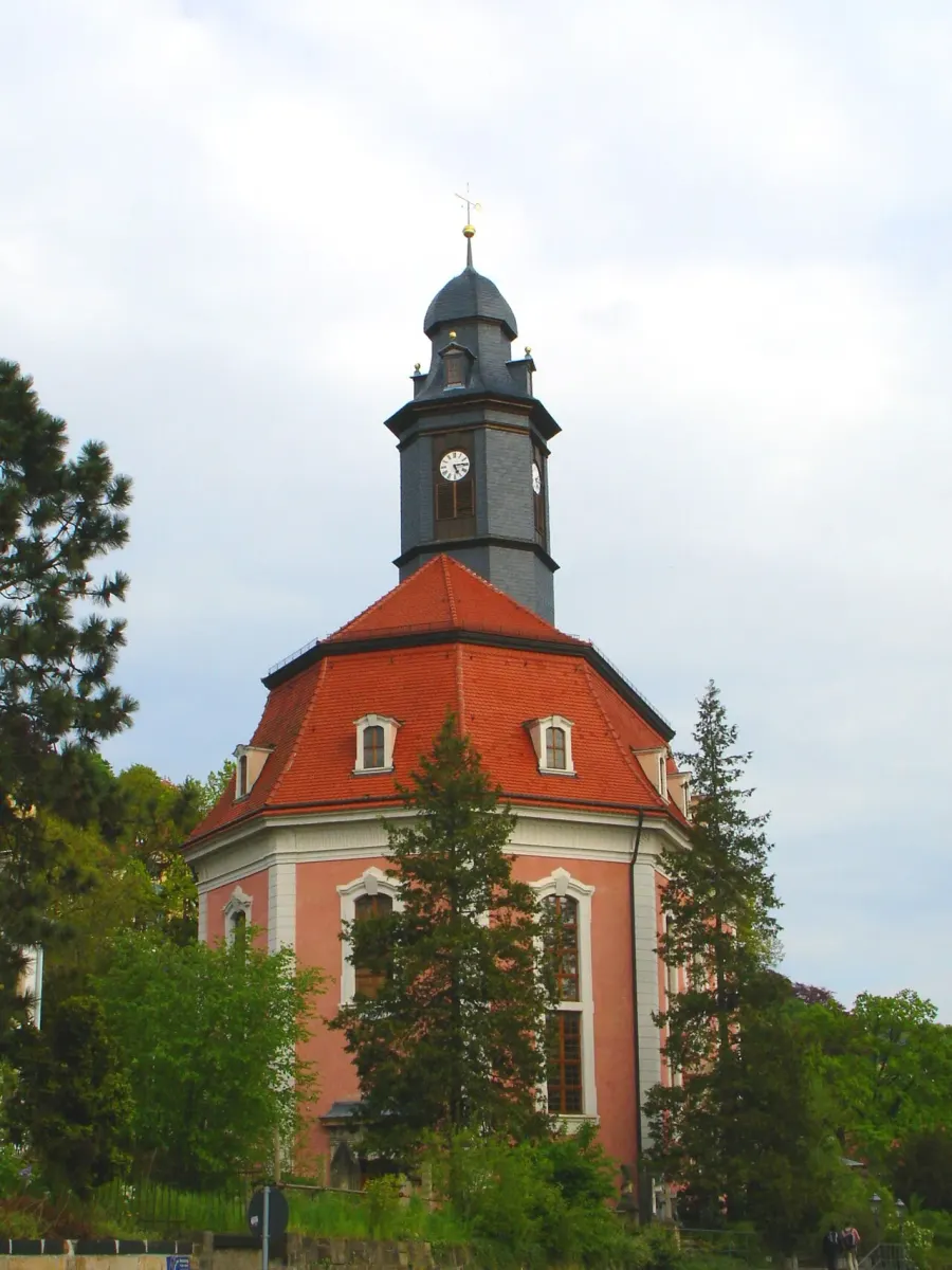 La carte Église de Loschwitz