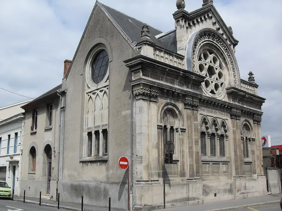 La carte Synagogue d'Épernay